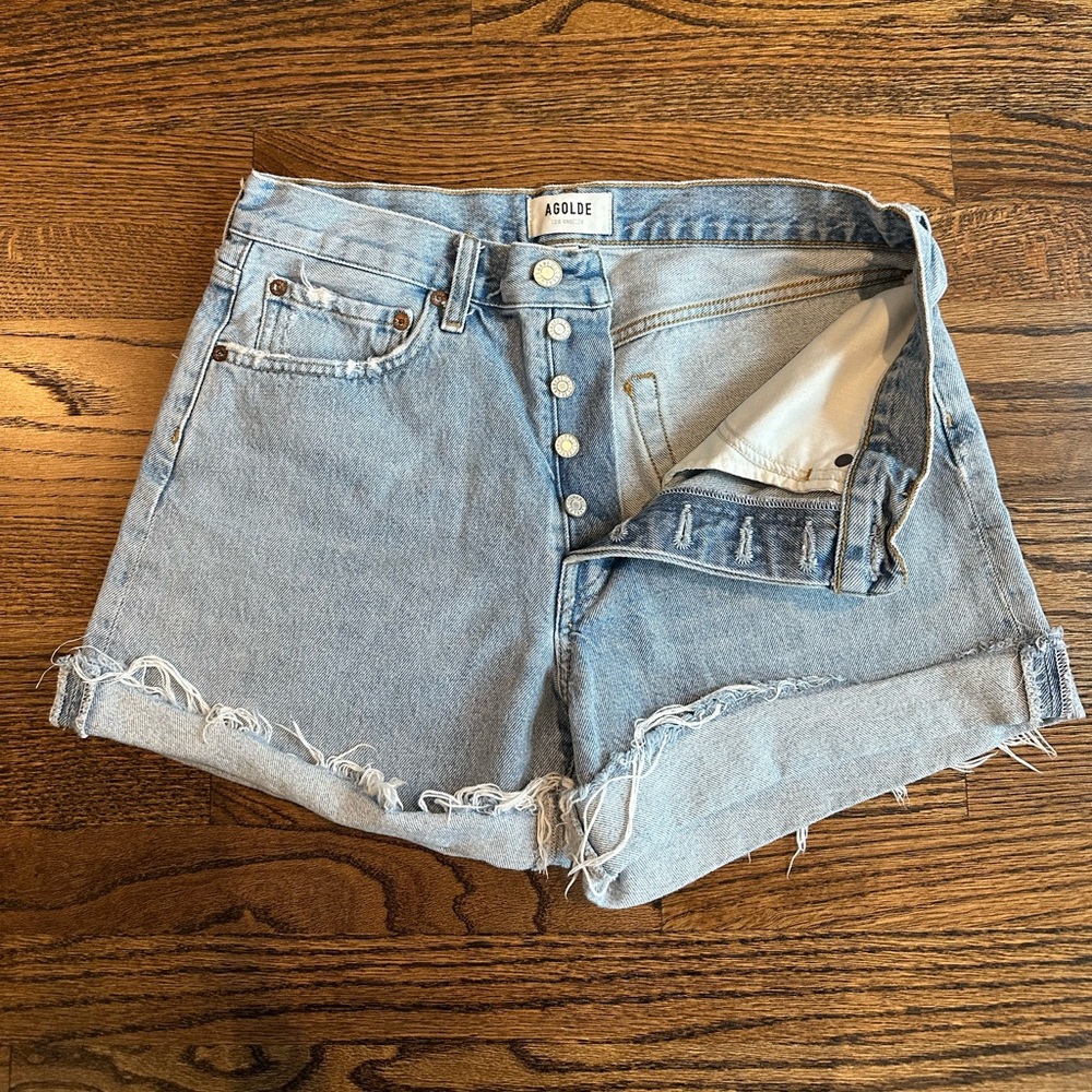 Agolde denim shorts